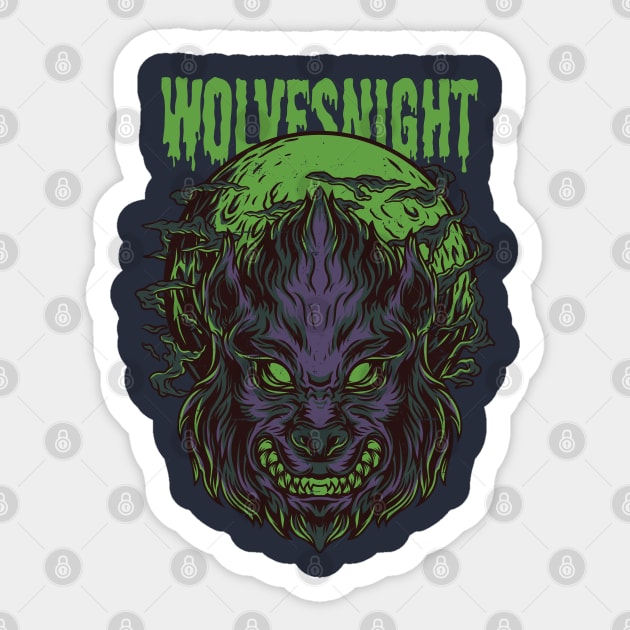 Wolvesnight Sticker by Stellart